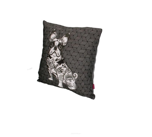 Sametový dekorační polštář Bouled 40x40 cm moderní antialergenní do obýváku Intesi