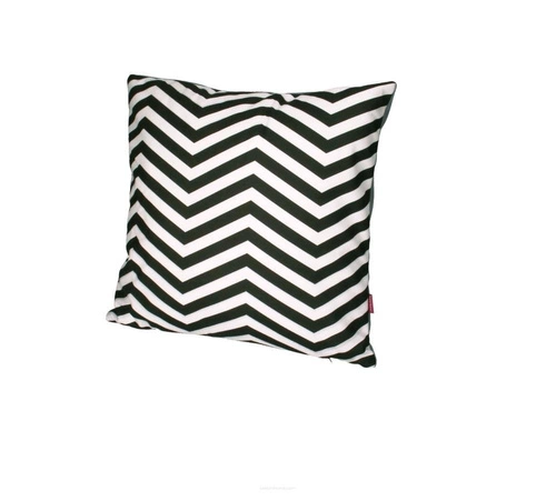 Sametový dekorační polštář ZIGZAG Intesi moderní do obýváku a ložnice 40x40