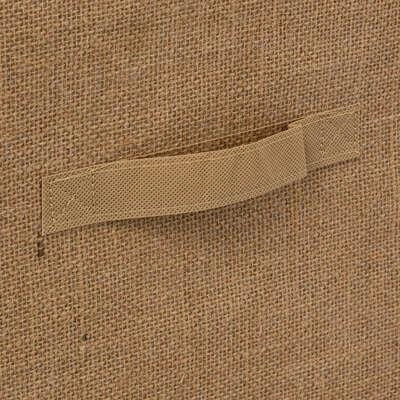 Jutový úložný box do regálu 31x31 cm přírodní boho na drobnosti 5five simply smart