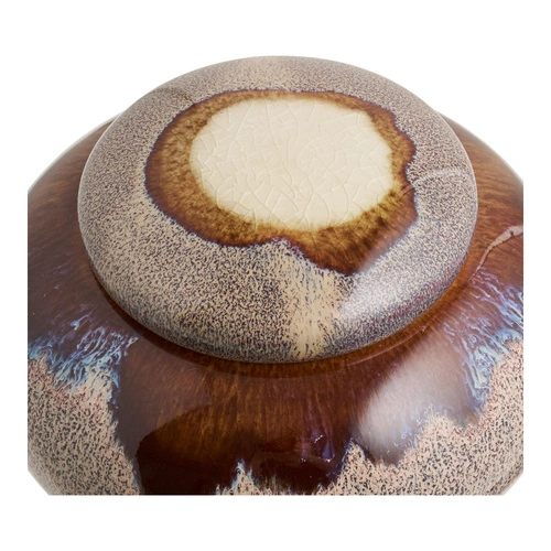 Sada 2 hnědých keramických kuchyňských dóz House Nordic