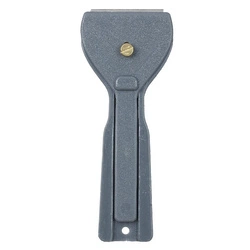 Škrabka na indukci, keramika/sklo s 5 čepelemi šedá