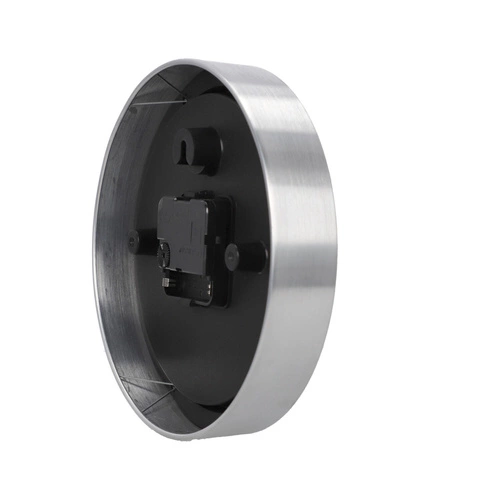 Nástěnné hodiny glamour Ago Intesi bílé chrom elegantní do obýváku nebo kanceláře 20 cm