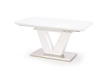 Rozkládací jídelní stůl Venom bílý lesk moderní glamour 160-220x90 cm Intesi