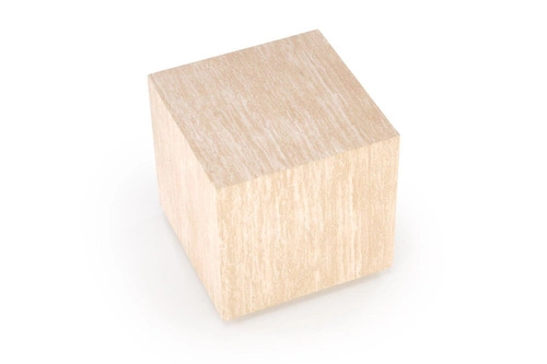 Moderní čtvercový konferenční stolek Travertino 45x45 cm skandinávský do obýváku Intesi