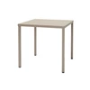 Kovový čtvercový stůl Summer 80x80 cm béžový moderní na zahradu, terasu a jídelnu SCAB Design