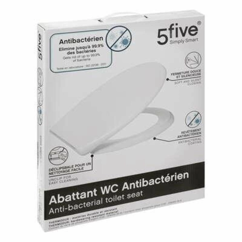 Softclose bílá pomalu padající WC sedátko moderní