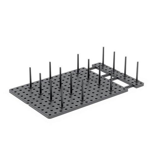 Odkapávač na nádobí do zásuvky Umbra Peggy černý moderní s nastavitelnou délkou