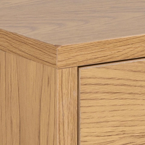 Závěsný noční stolek Cholet 50 cm se zásuvkou ve skandinávském stylu Actona přírodní dub