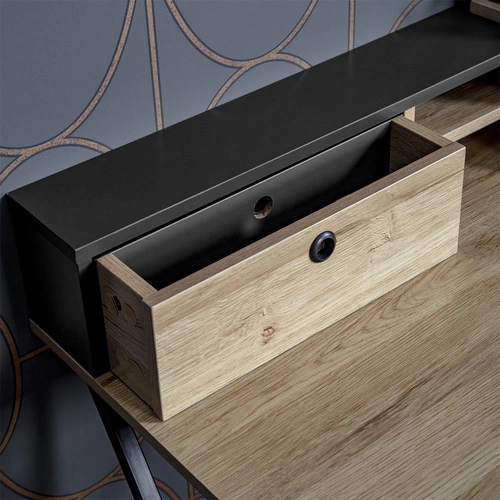 Stůl Cambridge přírodní/černý