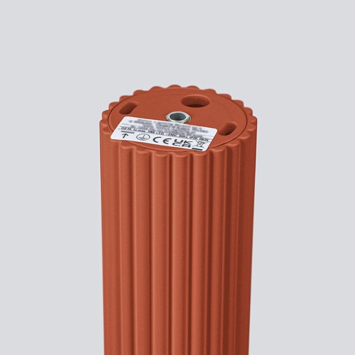 Stropní svítidlo KARBON 40 červené minimalistické do obýváku a ložnice hliník SOLLUX