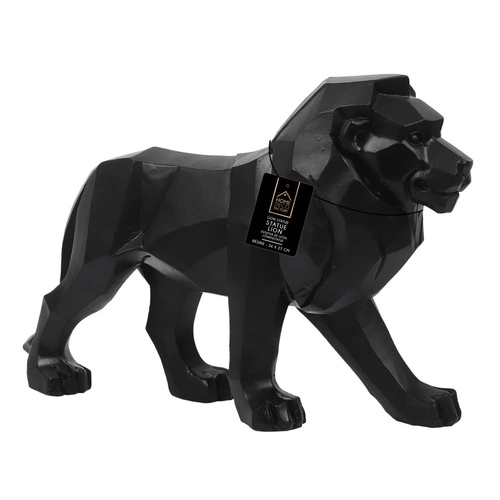 Origami figurka lva černá