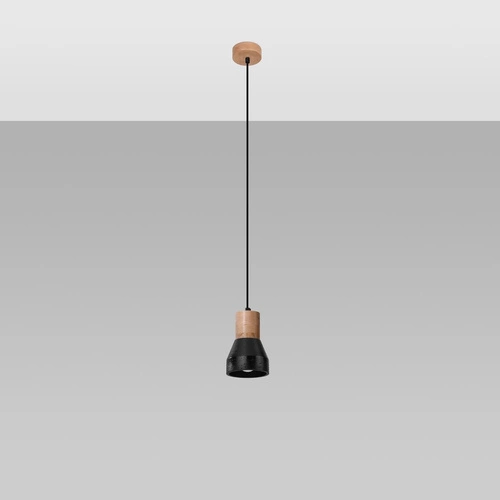 Závěsná lampa QUBIC černá