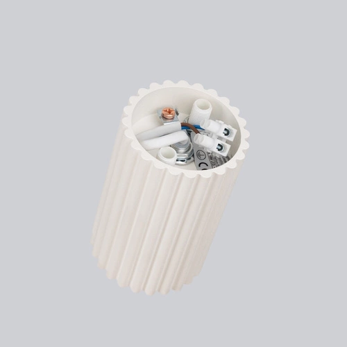 Stropní svítidlo KARBON 10 béžové minimalistické do obýváku a ložnice hliník GU10