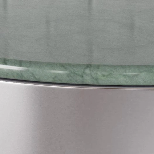 Konferenční stolek Cangas 80 cm kulatý zelený mramor moderní Actona