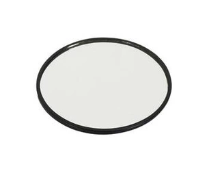 zrcadlový podstavec kulatý černý