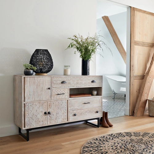 Sada nábytku do obývacího pokoje Ajay béžová