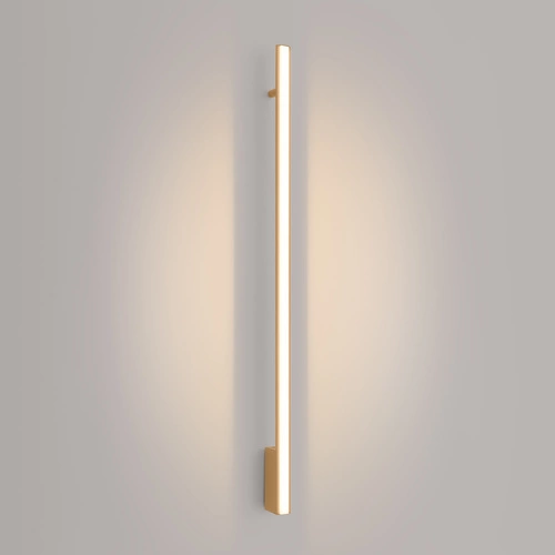 Nástěnné LED svítidlo LAGOM 120 zlaté moderní hliníkové do obýváku a ložnice Thoro