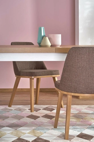 Rozkládací jídelní stůl Tiago 2 Intesi 140-220x80 moderní dub přírodní bílý