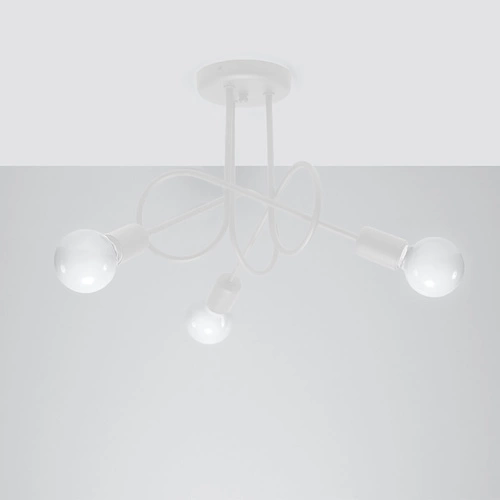 Lustra LOOP 3 bílý