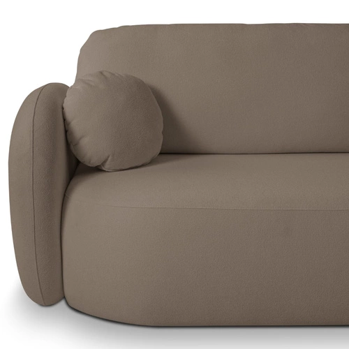 Hnědá rohová rozkládací pohovka do obýváku pravá Salby moderní s úložným prostorem