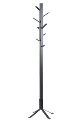 Stojanový věšák do předsíně Vinson černý kovový moderní Actona 181 cm