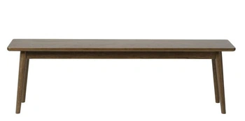 Barrali dřevěná lavice do předsíně 150 cm kouřový dub skandinávský styl