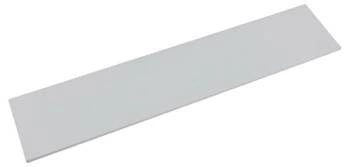 Belfast bílá dřevěná nástěnná police 120 cm moderní do obýváku a kuchyně Actona