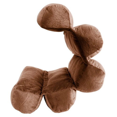 Hnědý polohovací sedák na židli do moderního obýváku Sensly Intesi