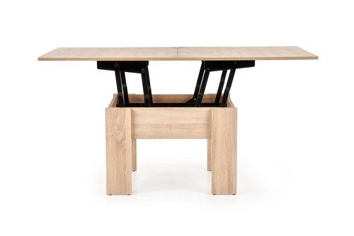 Rozkládací jídelní stůl Begrad dub sonoma moderní do jídelny a kuchyně se zvedací deskou