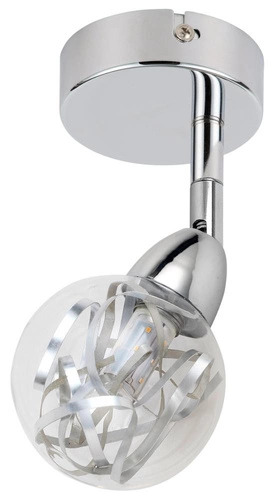 Nástěnné svítidlo Bolo 1x6W LED smd hlava 6 kulatá 1e s kloubovým kyvným stínidlem kd sys