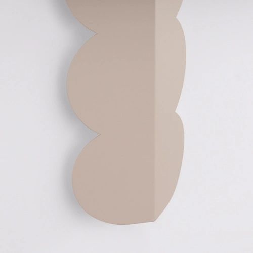 Nástěnné svítidlo BISCUIT taupe moderní do obýváku a ložnice