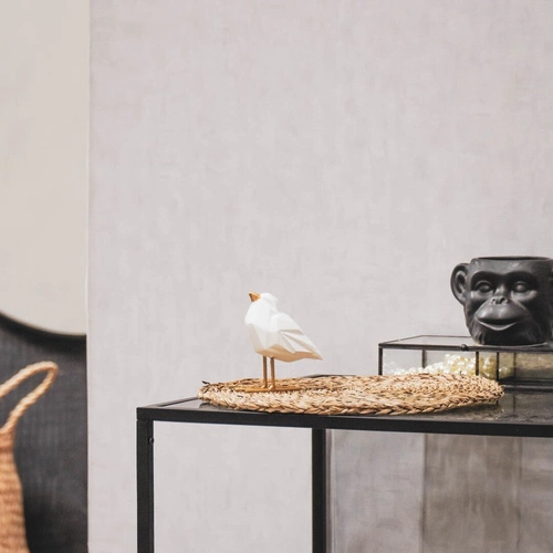 Dekorační figurka Love Bird glamour bílá do obýváku nebo na komodu HV decor 9 cm