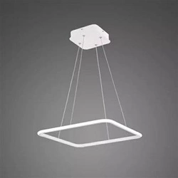 Stropní LED svítidlo čtvercové 60 cm bílé nastavitelné LED Čtverce do obýváku Altavola Design