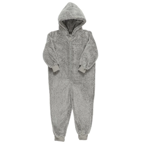 Dětská hřejivá deka s rukávy Onesie Intesi šedá na chladné večery 4-6 let
