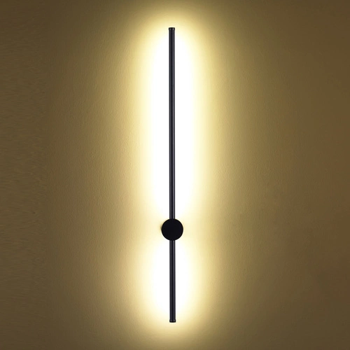 Nástěnné LED svítidlo SPARO 100 černé moderní lampa do obýváku 100 cm Step into Design