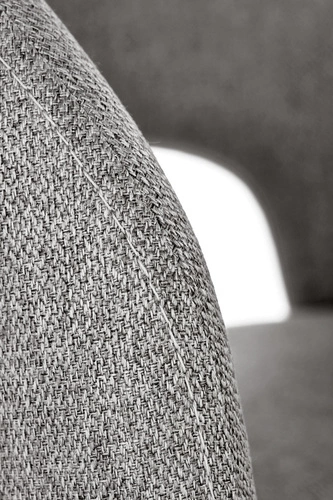 Čalouněná jídelní židle Marthe šedá Intesi moderní s područkami