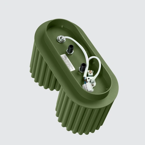 Moderní stropní svítidlo AURA 2 olivově zelené GU10 do obýváku a kuchyně