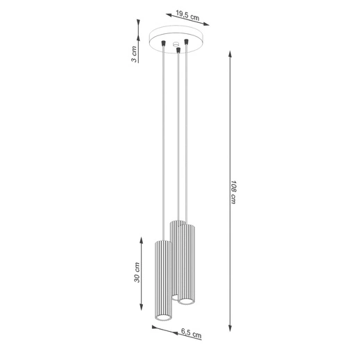 Moderní závěsné svítidlo Karbon 3P červené nastavitelné do obývacího pokoje a jídelny
