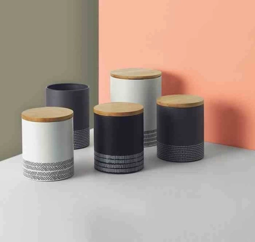 TYP - Kuchyňská nádoba L, bílá, Monoch