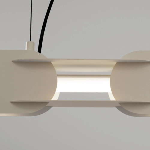 Závěsné LED svítidlo CHAIN béžové nad ostrůvek moderní 158 cm