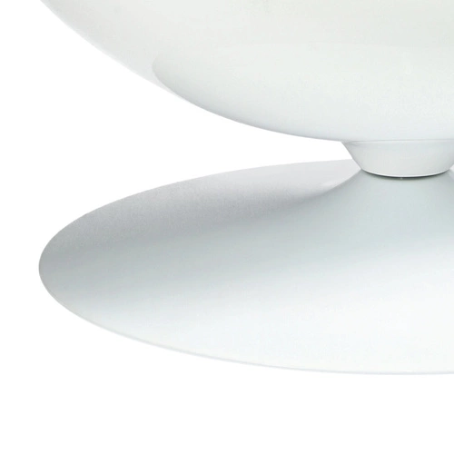 Otočná designová křesla Ovalia Chair bílo-černá látková do moderního obýváku inspirovaná