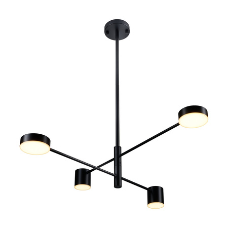 CLEX - 4P LED závěsné svítidlo černé 100 cm