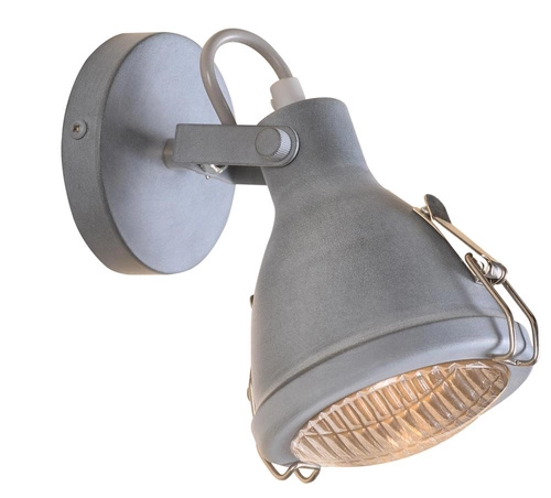 Nástěnná lampa Crodo 1x40W E14 šedá