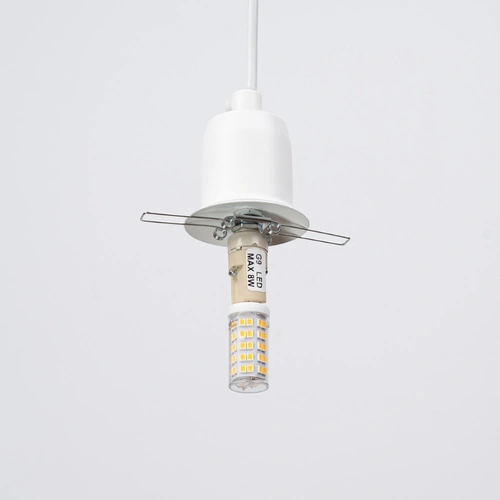 Závěsné svítidlo koule HYPERION 3P bílá moderní, výškově nastavitelné do obýváku a jídelny