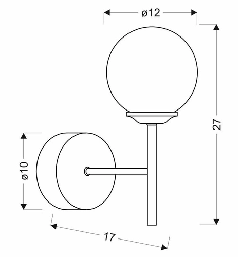 Nástěnné svítidlo Best 2 chrom skleněné klasické do obýváku a ložnice CANDELLUX LIGHTING
