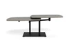 Konferenční stolek Carballo šedý obdélníkový loftový se sedákem