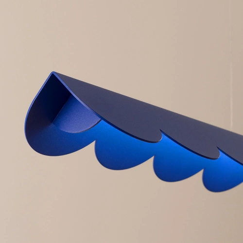 Závěsné svítidlo BISCUIT ultramarínové LED nastavitelné do obýváku, kuchyně a jídelny Thoro