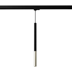 Kolejnicová lampa MOZAICA černá/zlatá G9 4000K 4,5W 460lm