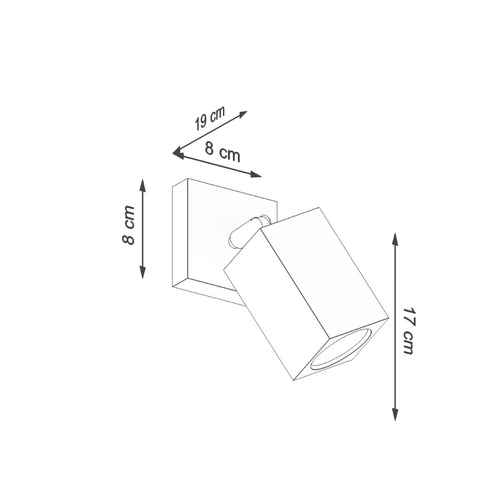 Dřevěné nástěnné svítidlo KEKE dub moderní do obýváku a ložnice Sollux Lighting