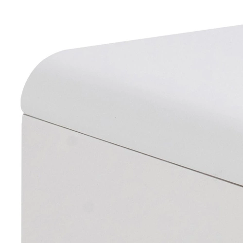 Bílý noční stolek se zásuvkou 45 cm moderní Actona Supernova – elegantní noční stolek